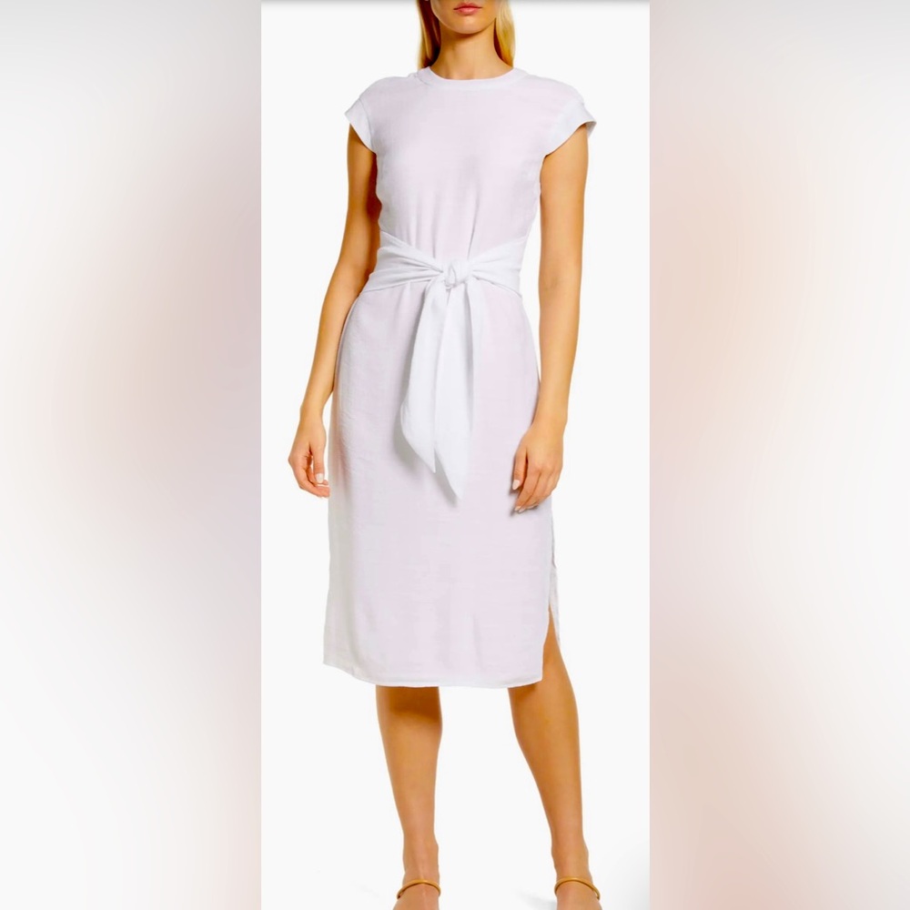 1. State Tie Front Midi Dress Size XXS - Picture 5 of 6